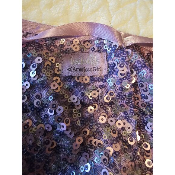AMERICAN GIRL Girl’s ISABELLE PURPLE SEQUIN DANCE SKIRT Large 14/16 - Picture 7 of 7